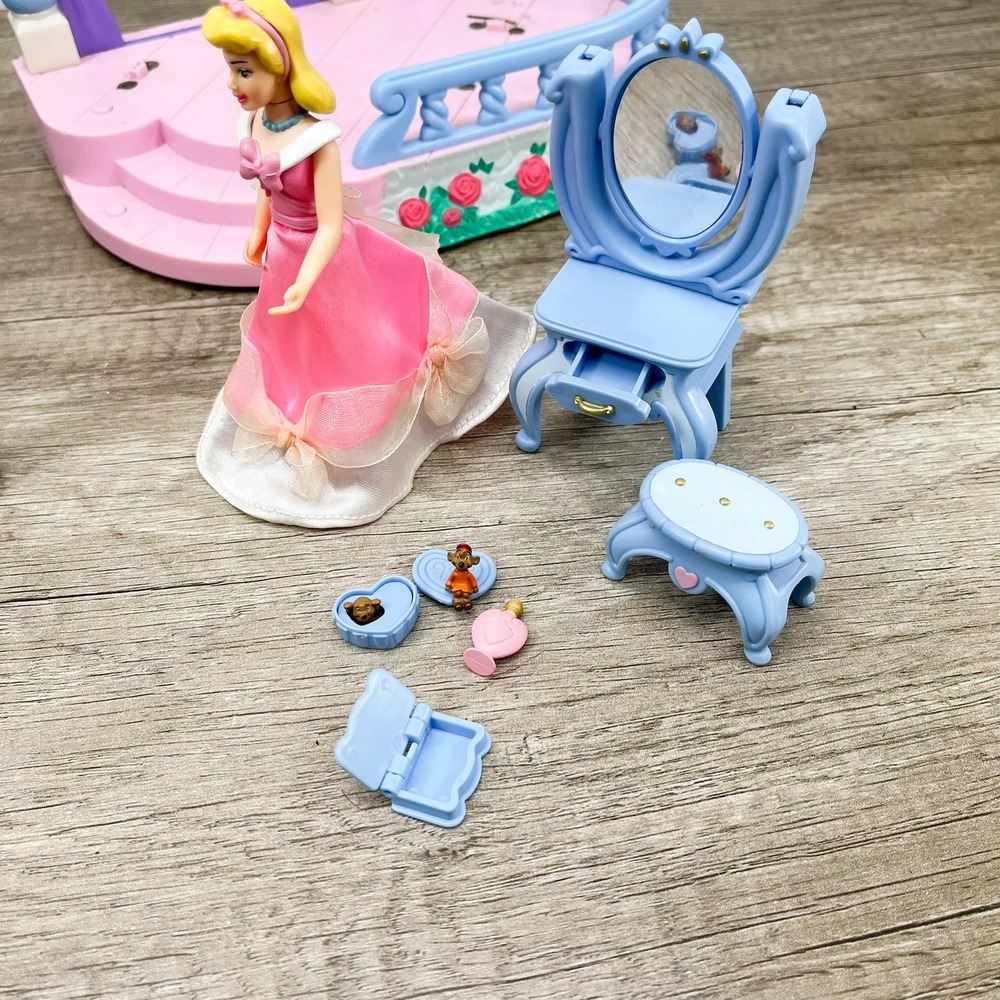 Disney Princess Cinderella Magic Dance Ballroom Playset Prince Charming Vanity - Picture 3 of 16